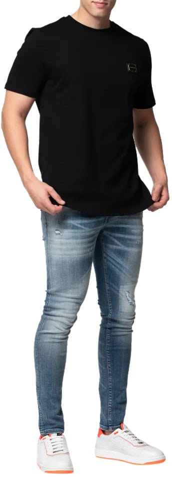 My Brand Essential Pique T-Shirt Heren Zwart Zwart