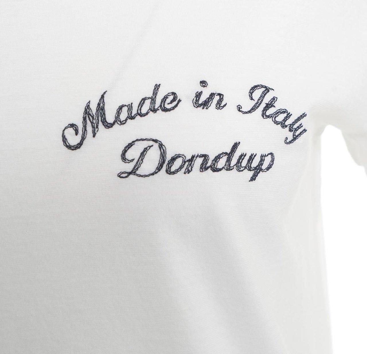 Dondup T-shirt with logo Wit