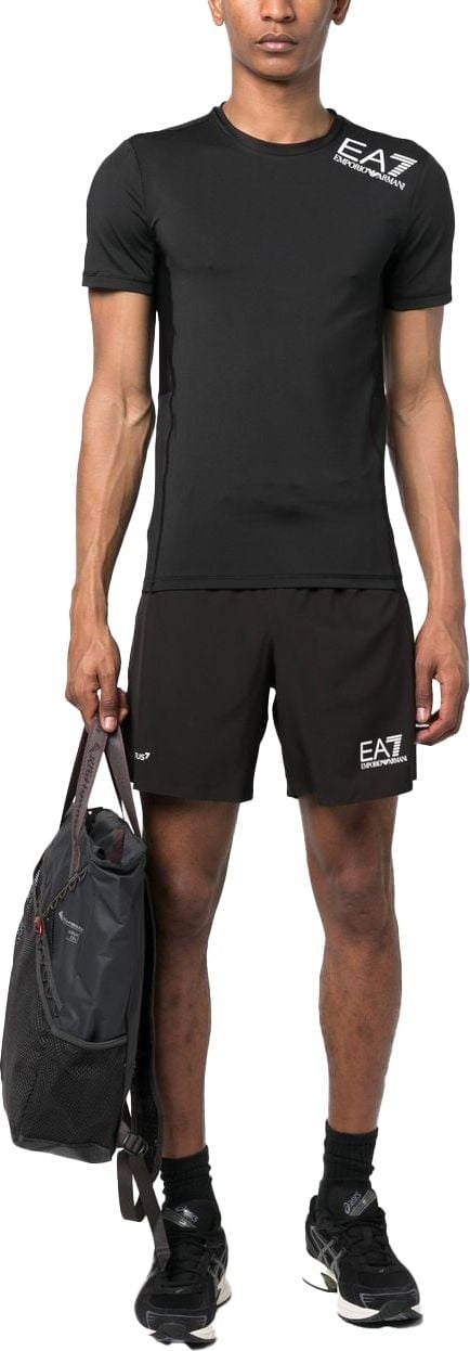 EA7 Shorts Black Zwart
