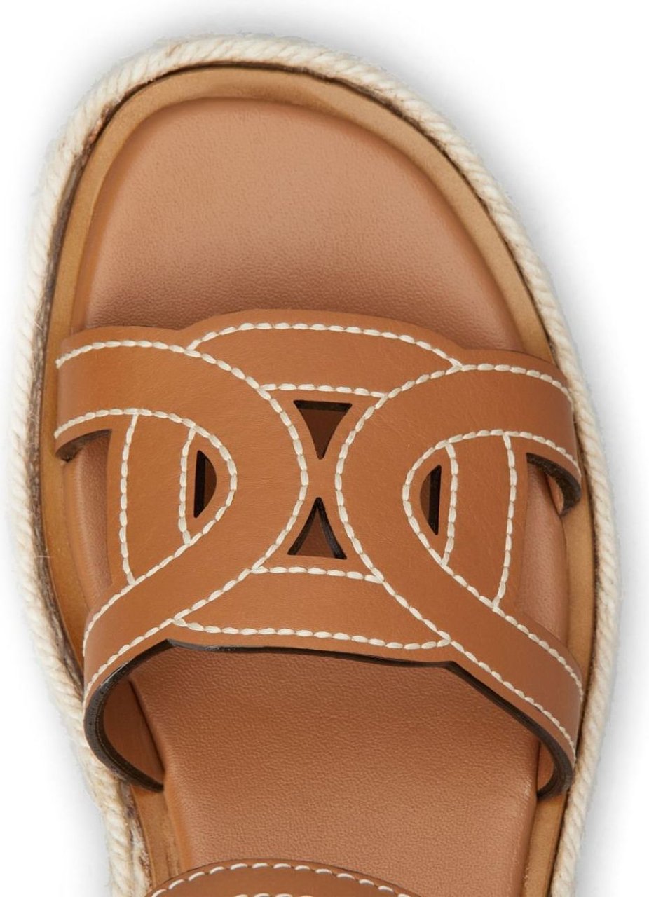 Tod's Sandals Brown Bruin