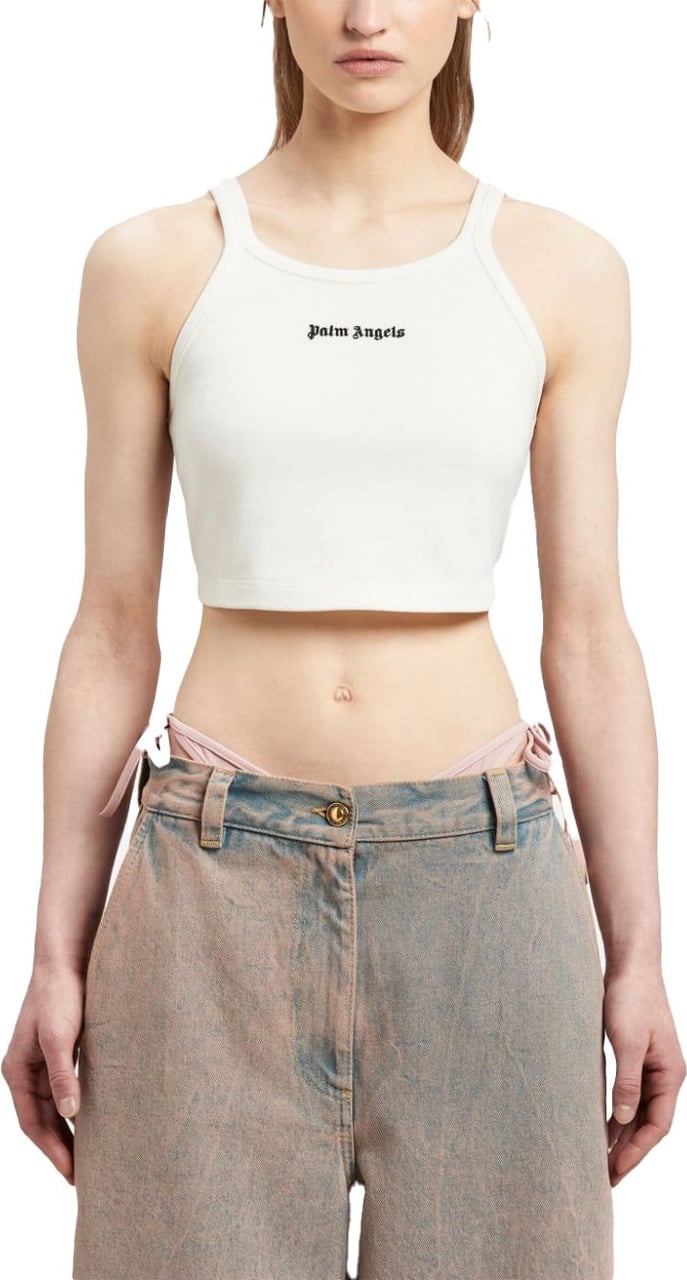 Palm Angels Top White Wit