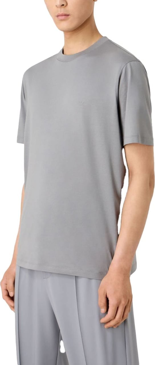 Emporio Armani Capsule T-shirts And Polos Gray Grijs