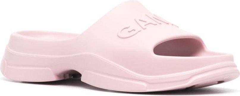 Ganni Sandals Powder Pink Roze