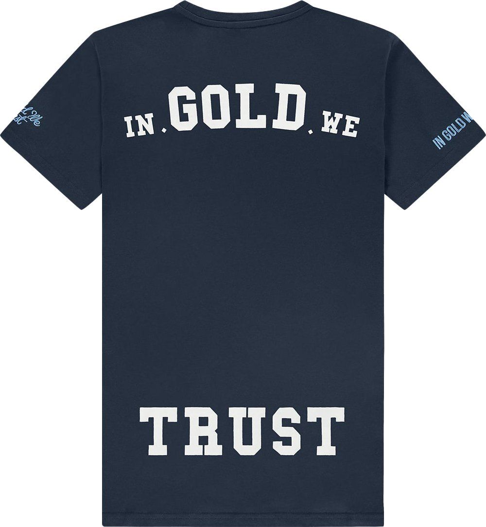 In Gold We Trust The Pusha Navy Blauw