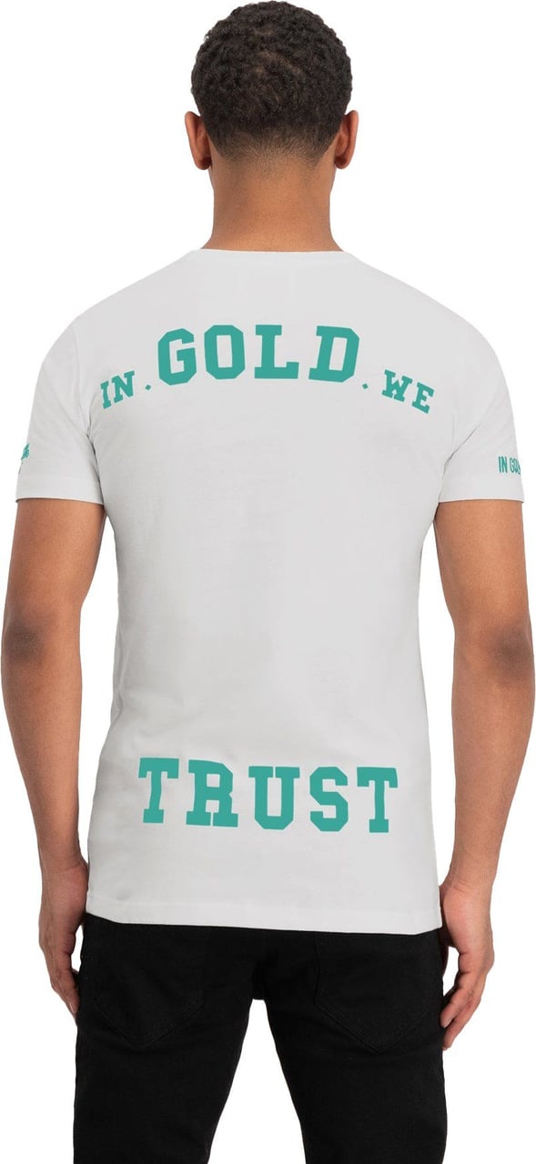 In Gold We Trust The Pusha White Turquoise Wit
