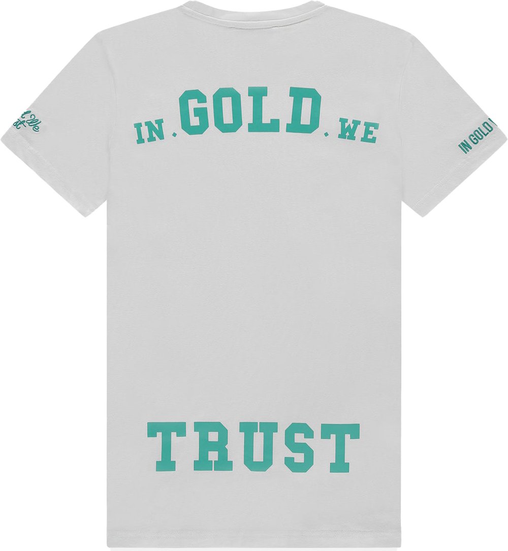 In Gold We Trust The Pusha White Turquoise Wit