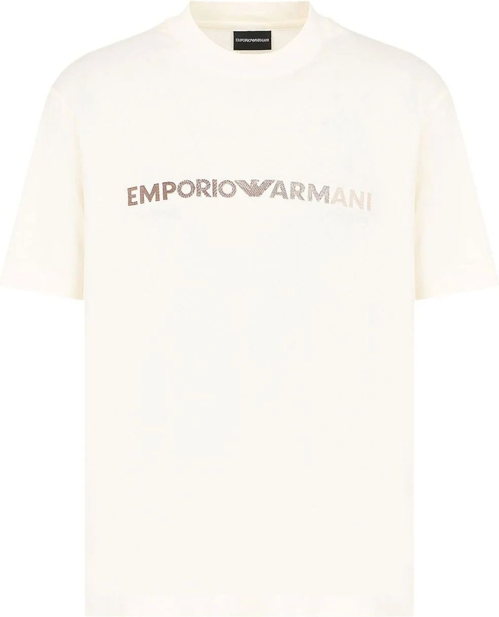 Emporio Armani t-shirt white Wit