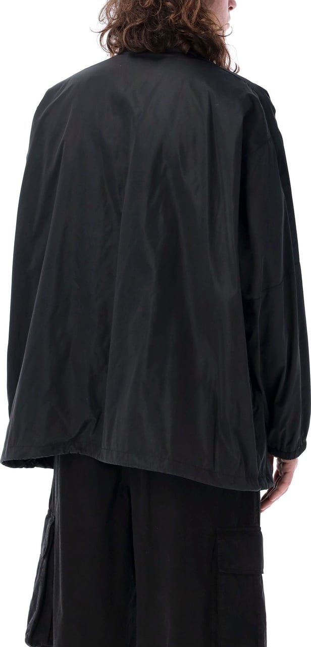 Balenciaga Logo Zip-Up Jacket Zwart
