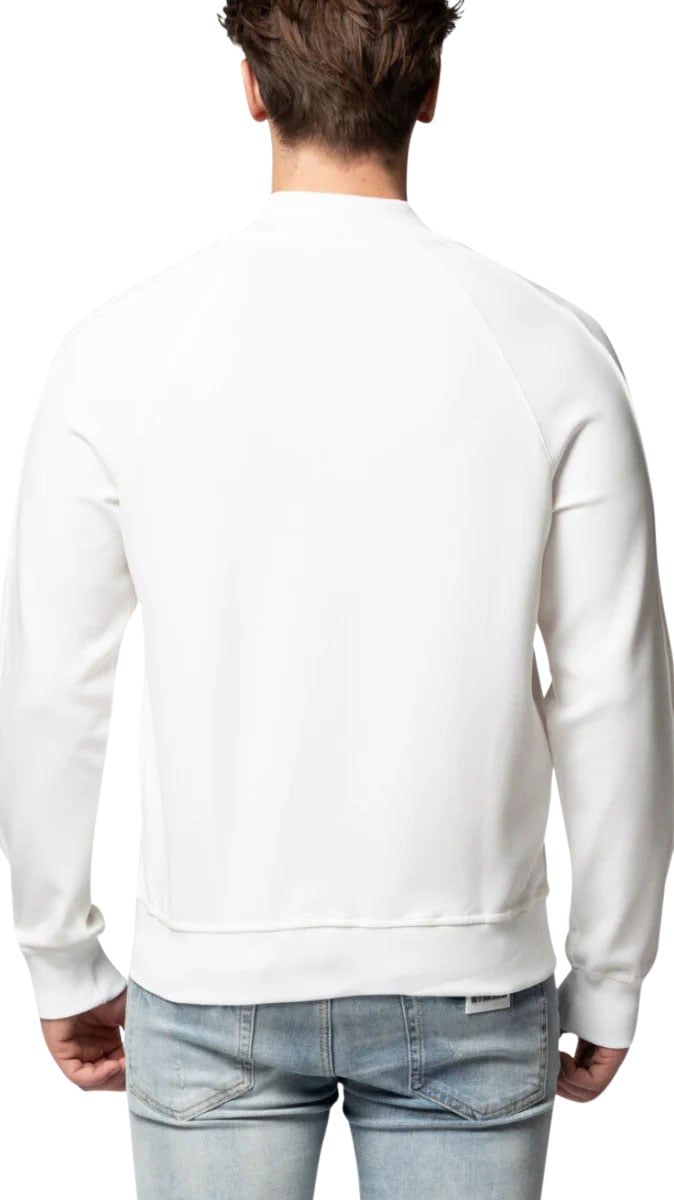 My Brand My Brand Essential Pique Baseball Jacket White Wit