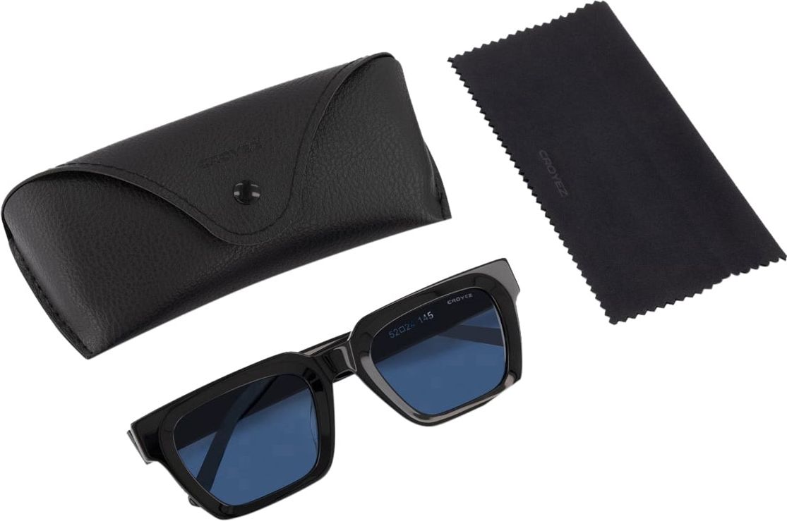 Croyez croyez apex sunglasses - black/blue Zwart