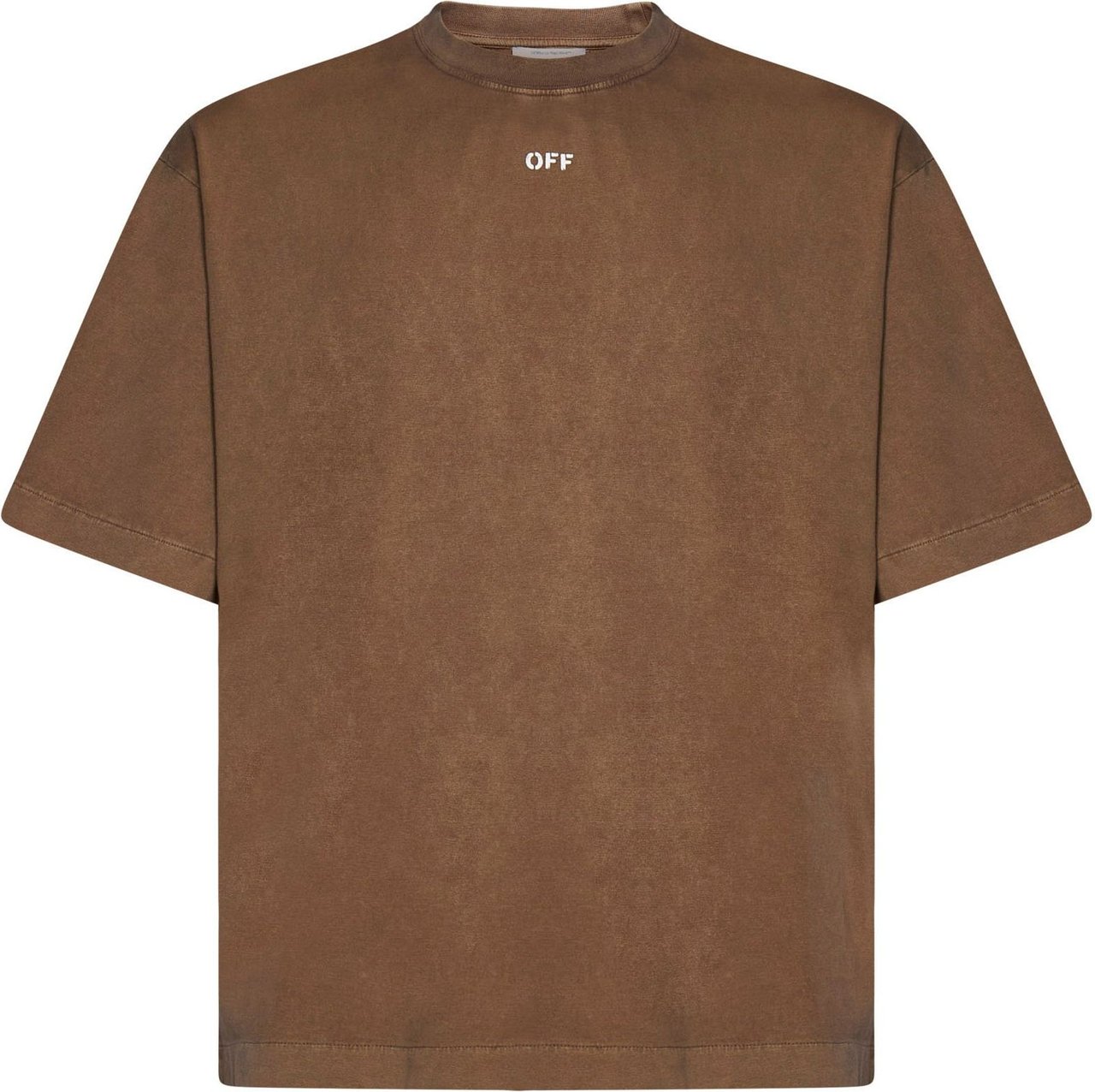 OFF-WHITE Off-White T-shirts and Polos Brown Bruin