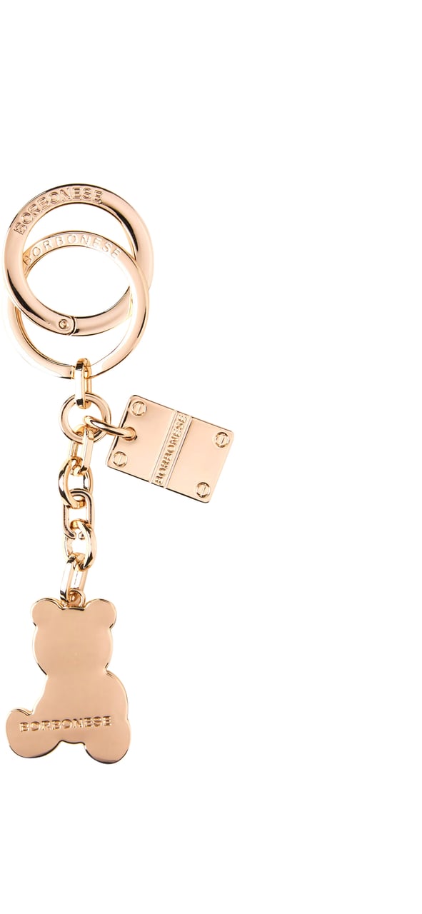 Borbonese BEAR KEYRING Goud