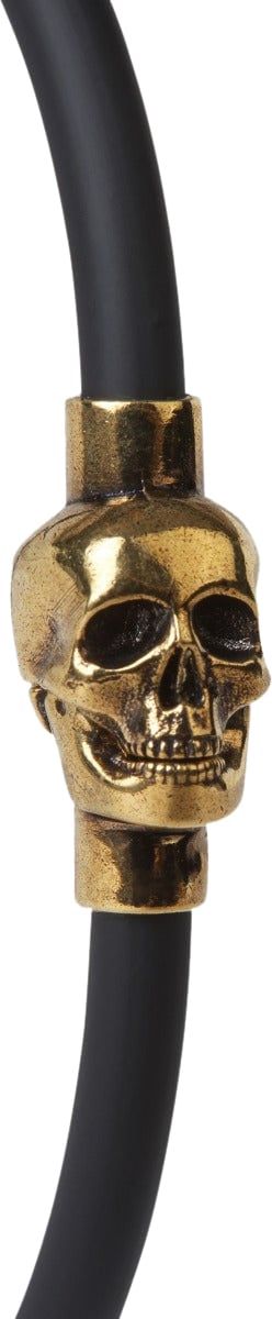 Alexander McQueen Skull Cord Bracelet Zilver