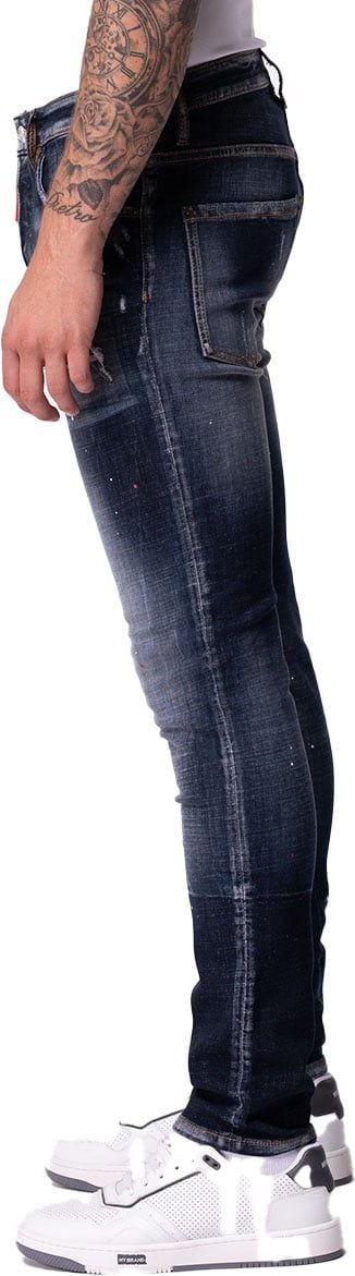 My Brand Ruby Red Spotted Jeans Blauw