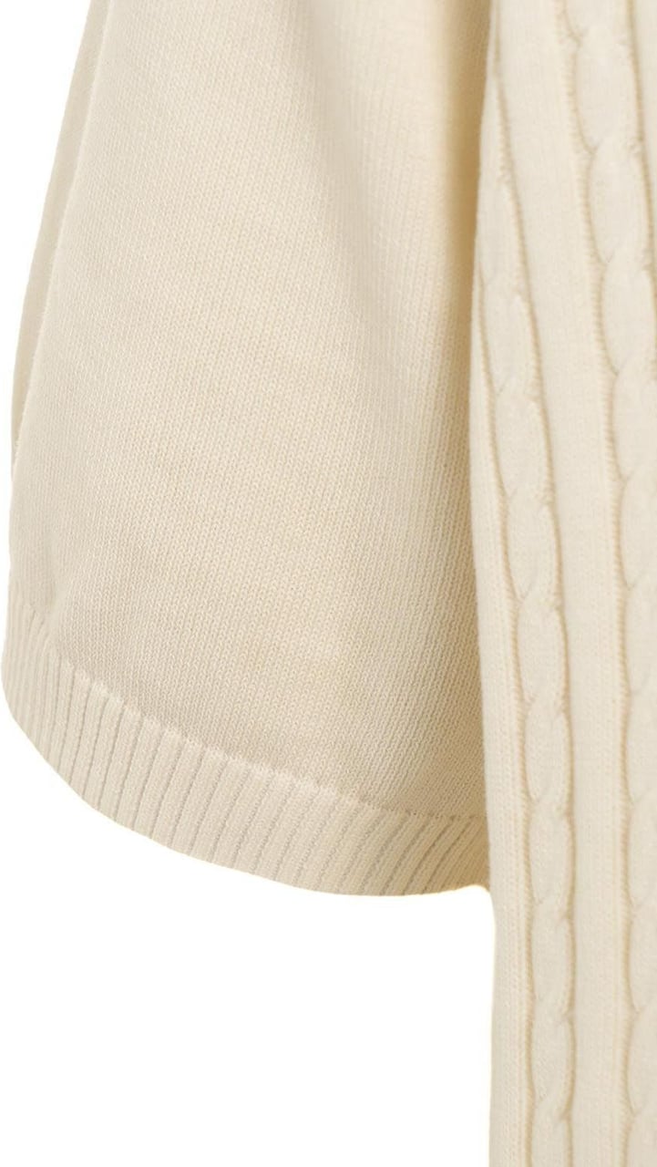 Peuterey Polo in cable knit pattern Beige