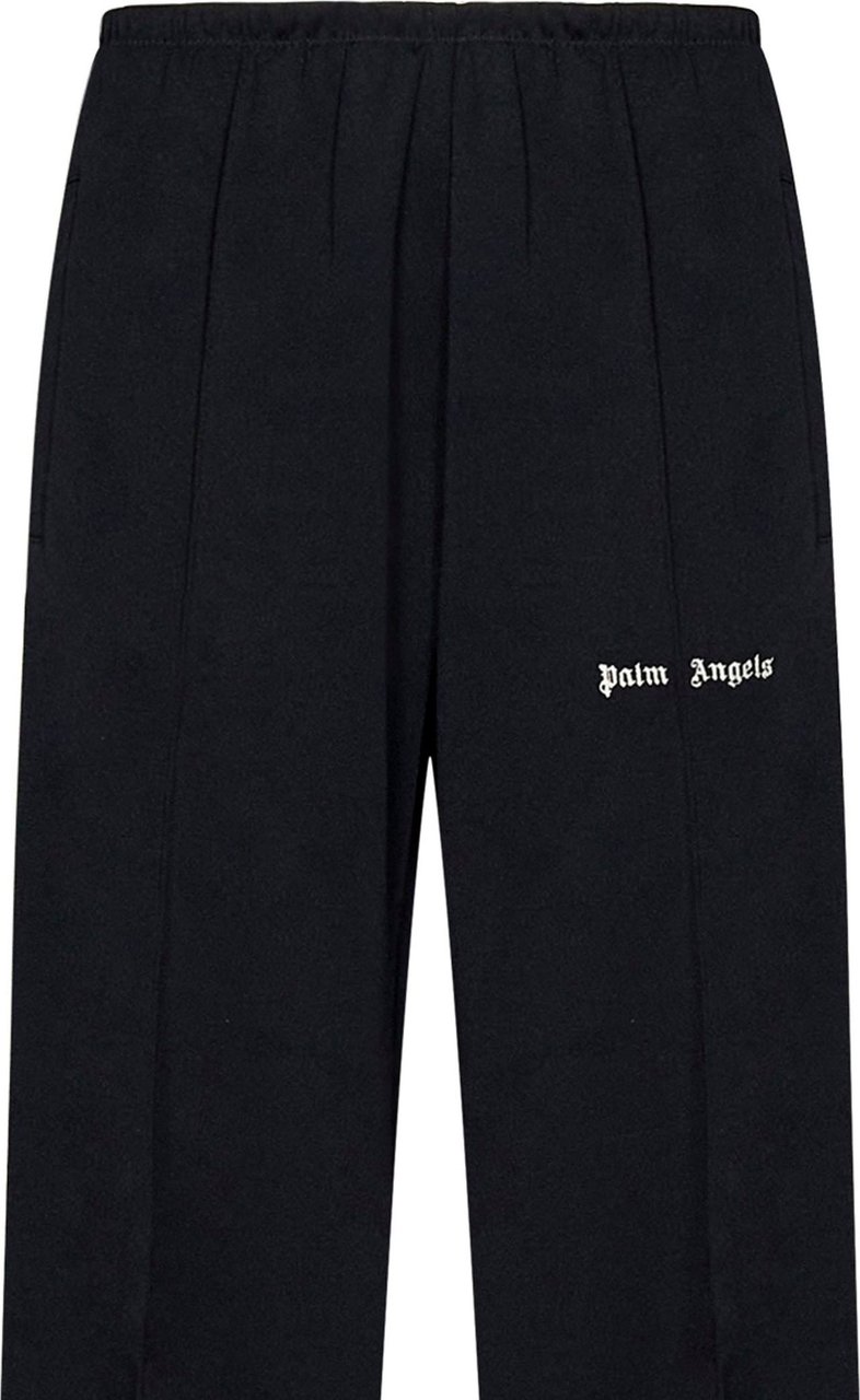 Palm Angels Trousers Black Zwart