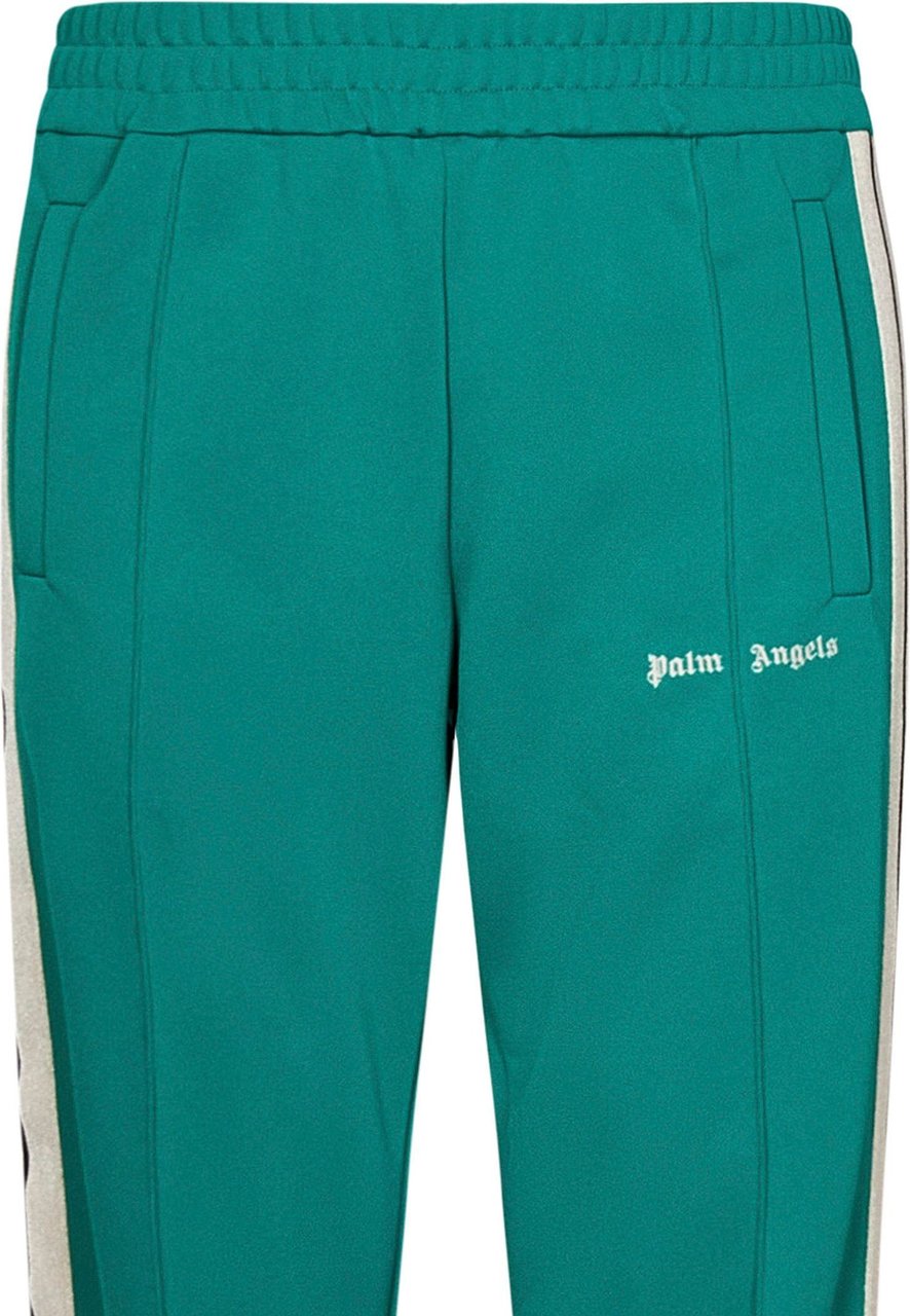 Palm Angels Trousers Green Groen