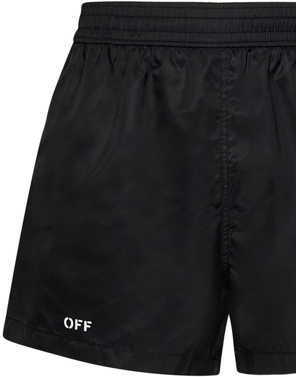 OFF-WHITE Plain Logo Swimsuit Zwart