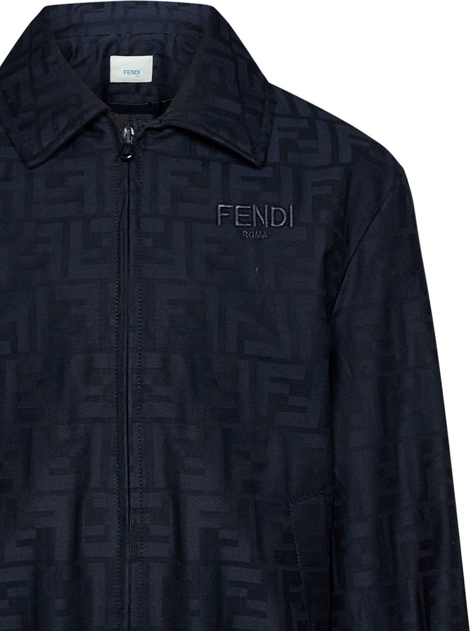Fendi Fendi Kids Coats Blue Blauw