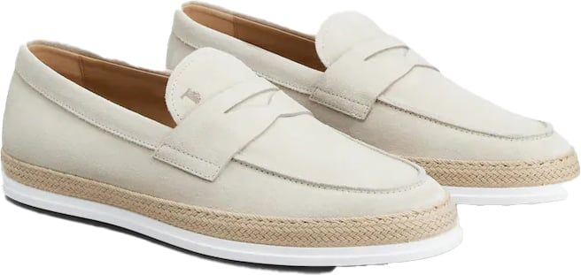 Tod's Loafers in Suede Beige