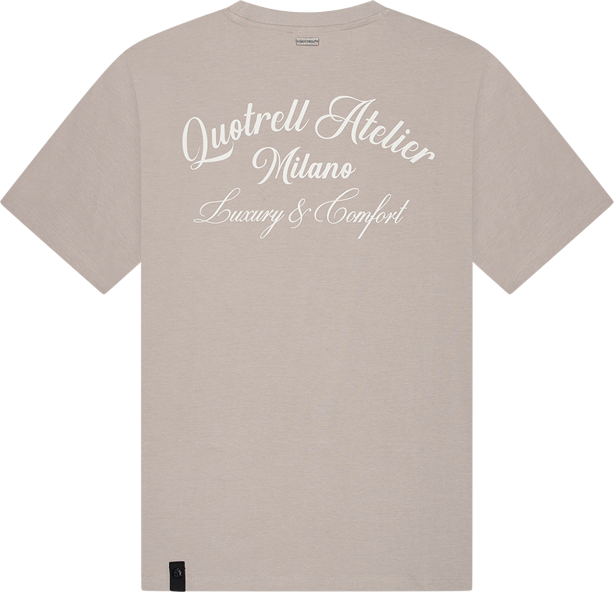 Quotrell Atelier Milano T-shirt | Taupe/off White Taupe