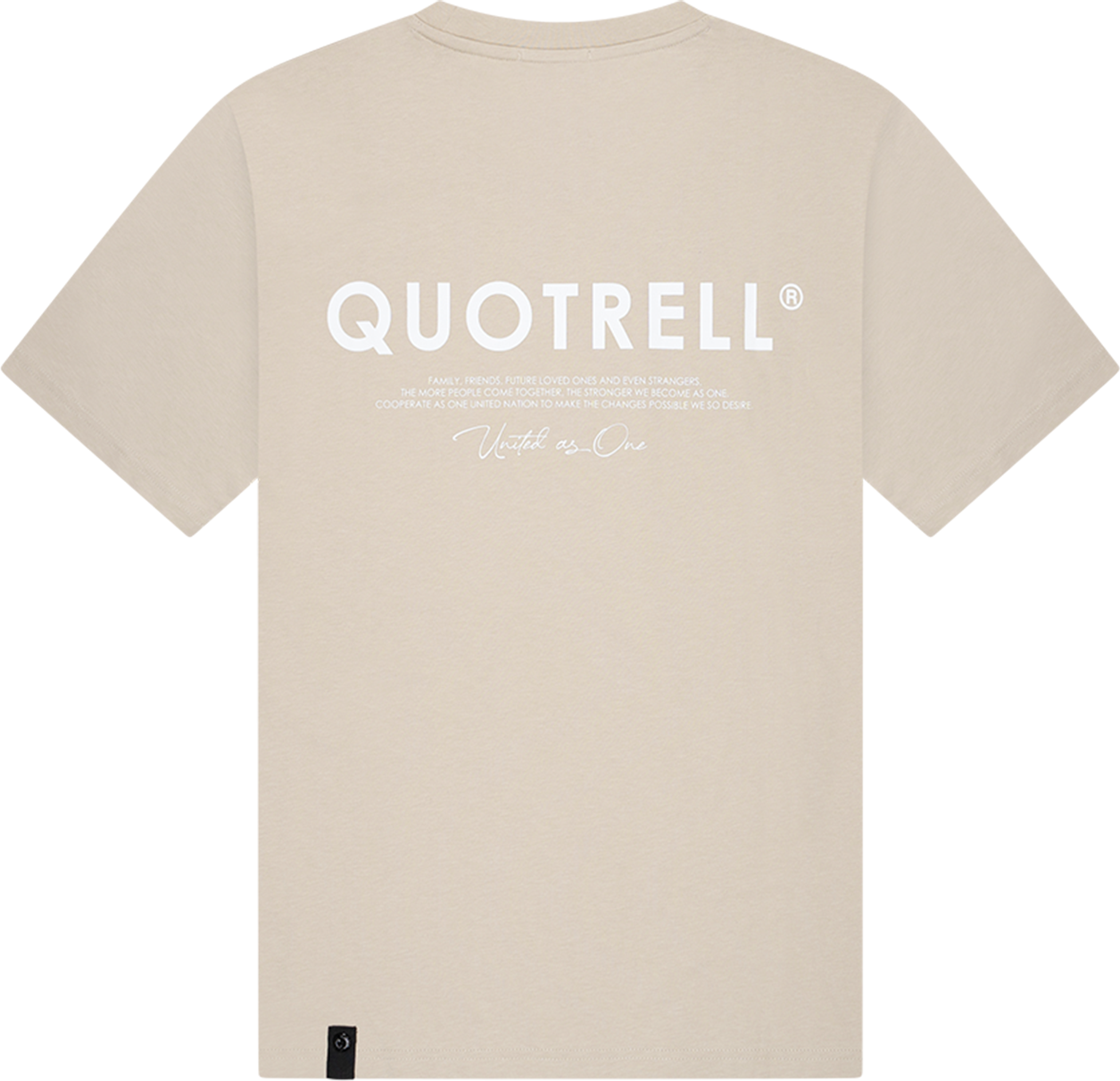 Quotrell Jaipur T-shirt | Beige/white Beige