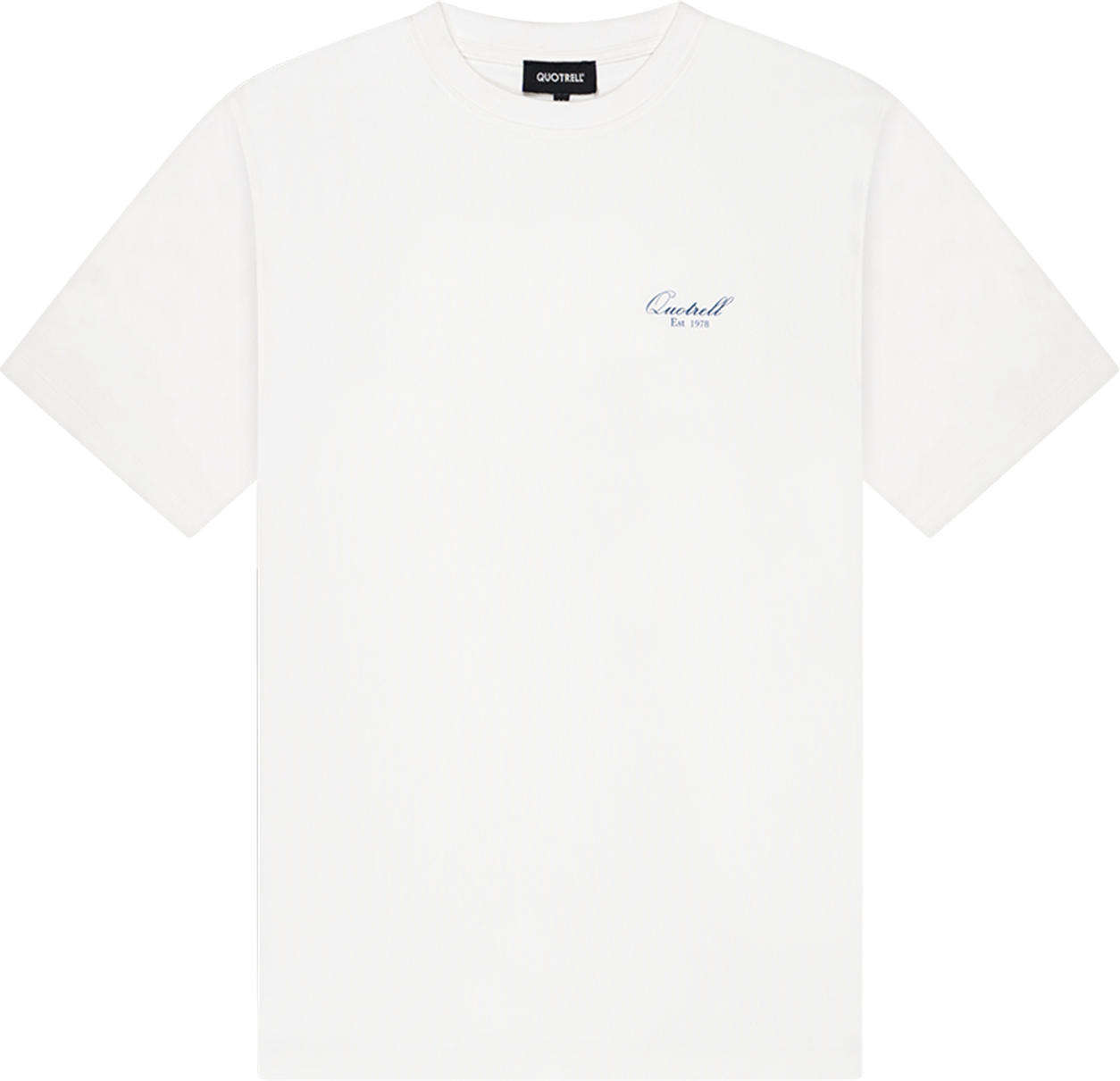 Quotrell Royal T-shirt | White/blue Wit