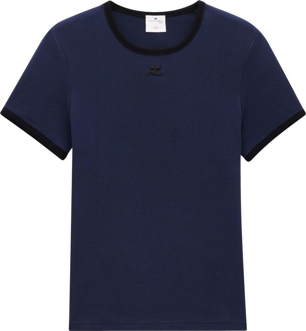COURREGES Courrèges T-shirts and Polos Darkblue (Navy) Blauw