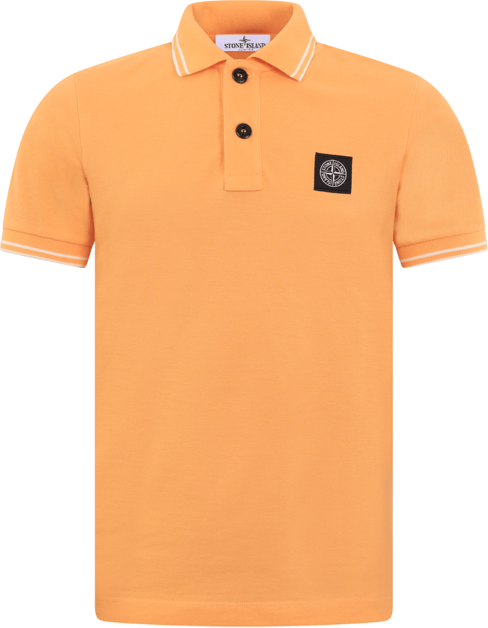 Stone Island Junior Kids Polo Shirt Geel