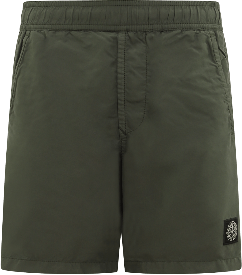 Stone Island Junior Kids Shorts Groen