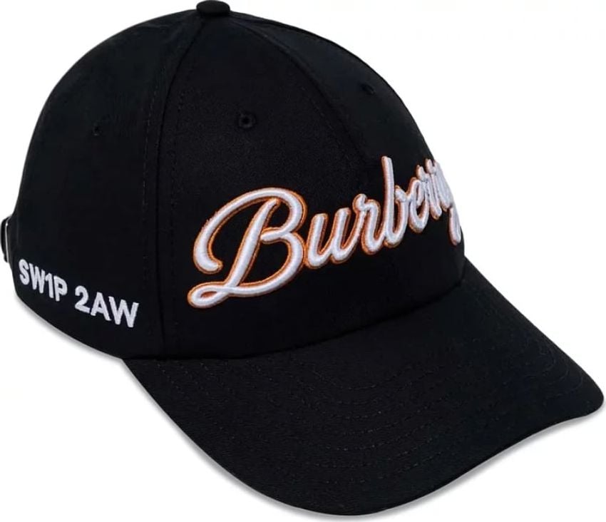Burberry Varsity Logo Baseball Cap Blauw