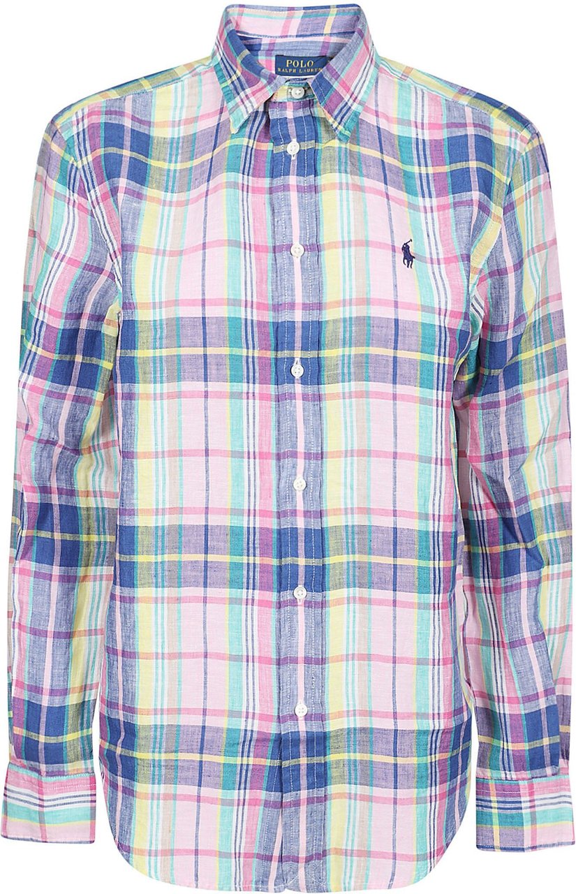 Ralph Lauren Long Sleeve Button Front Shirt Multicolour Divers