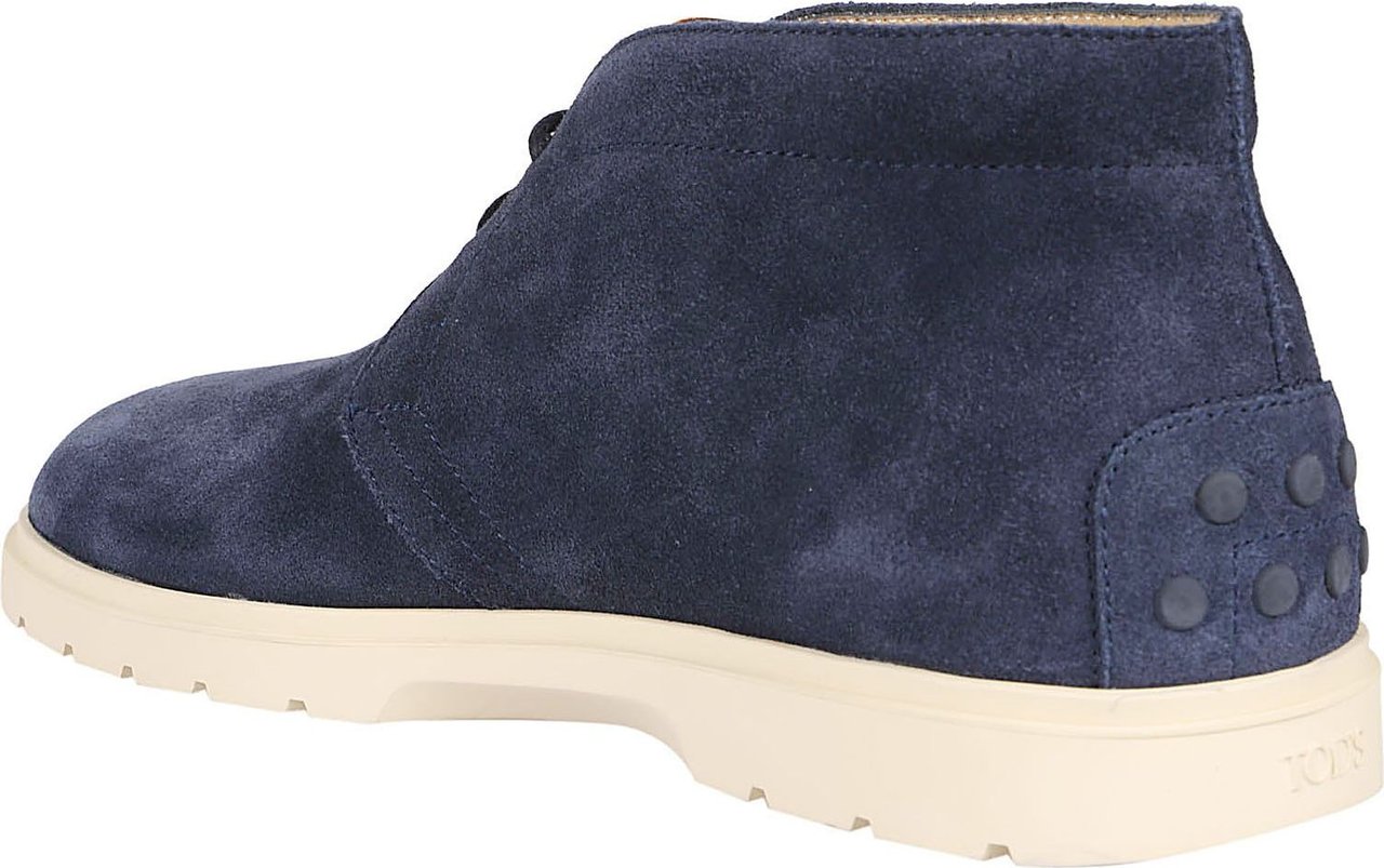 Tod's 59k Ankle Boots Blue Blauw
