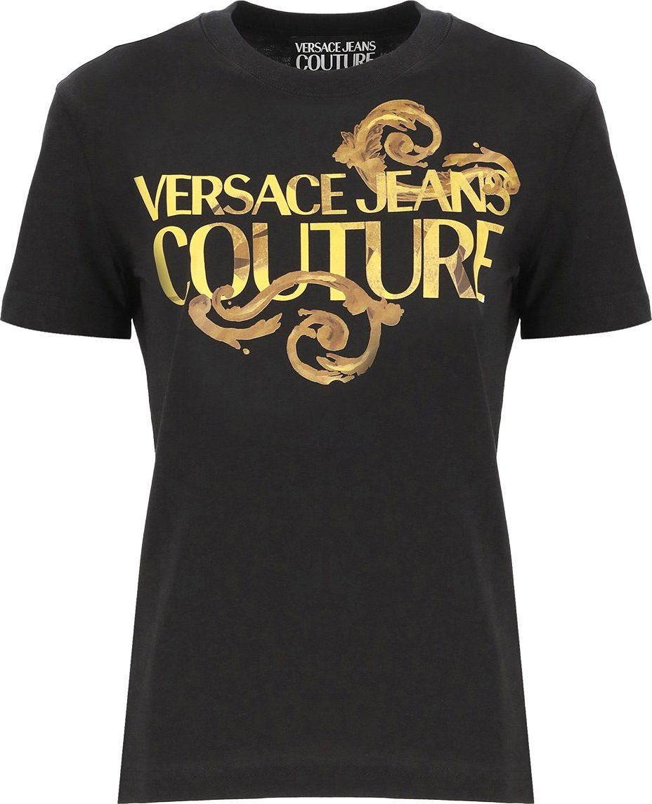 Versace Jeans Couture Versace Couture Dames T-shirt Zwart 76HAHG00-CJ00G/G89 Zwart