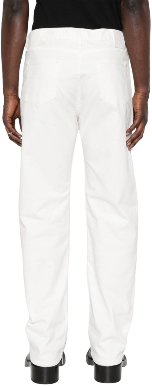 OFF-WHITE Heren 90Slogo Zip Det Skate Jeans Ra Wit