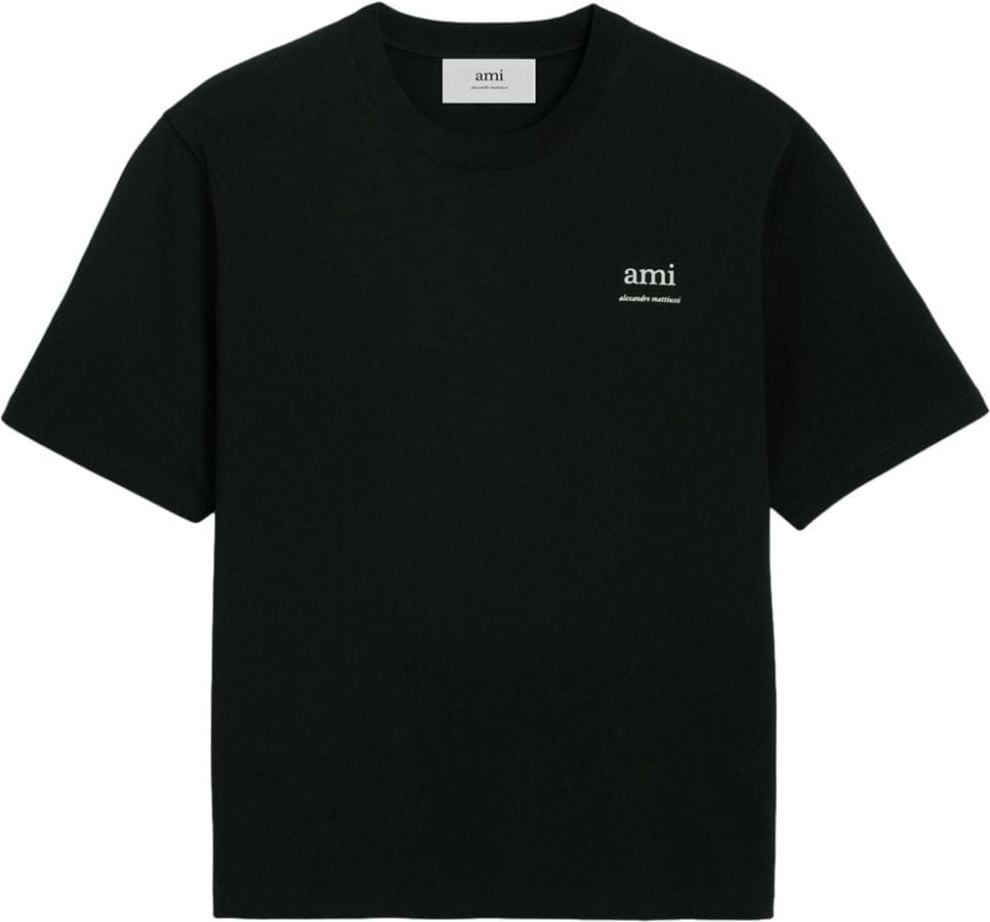 AMI Paris T Shirts & Polo's UTS024.726 Zwart