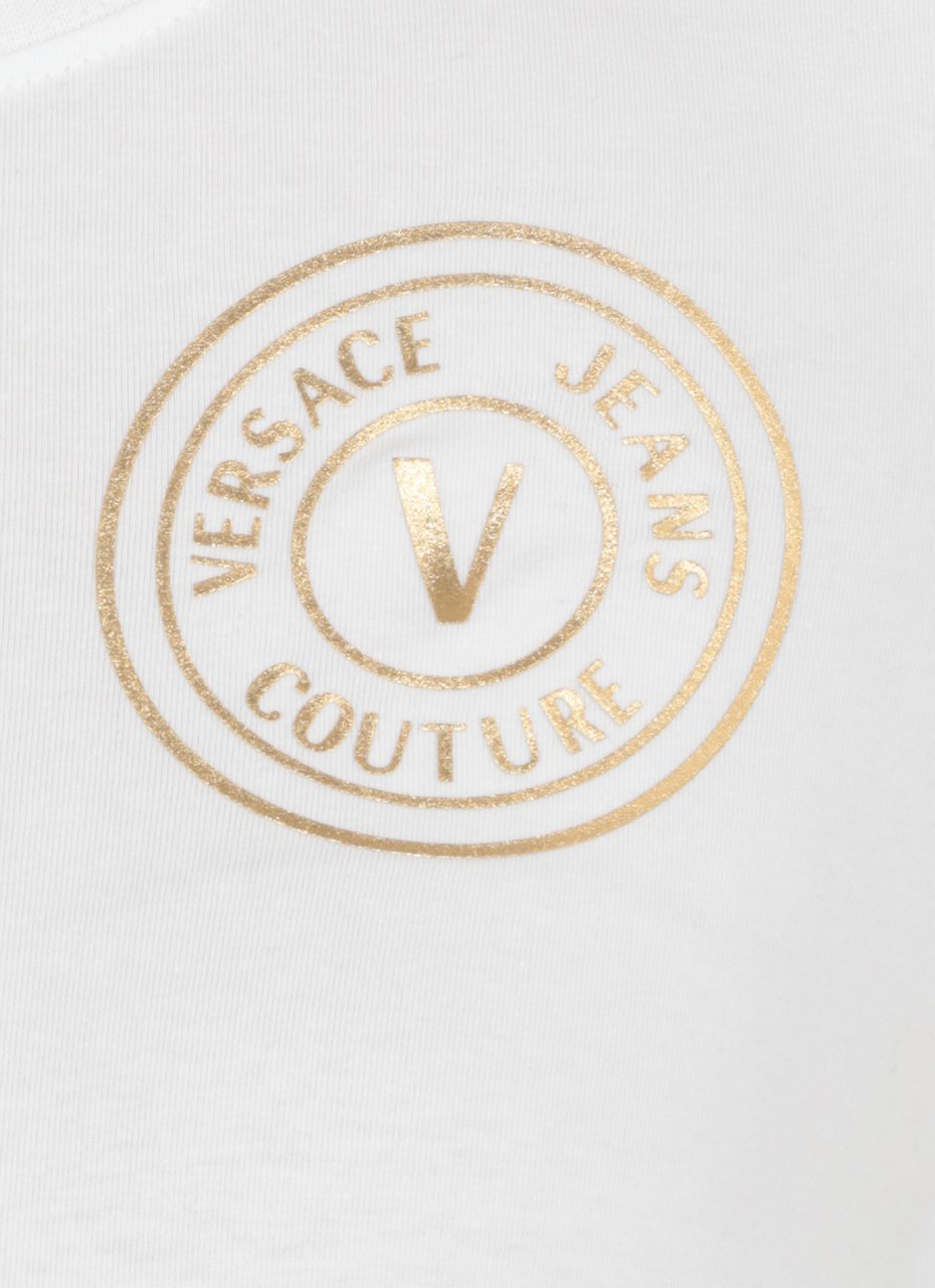 Versace Jeans Couture T-shirts And Polos White Neutraal