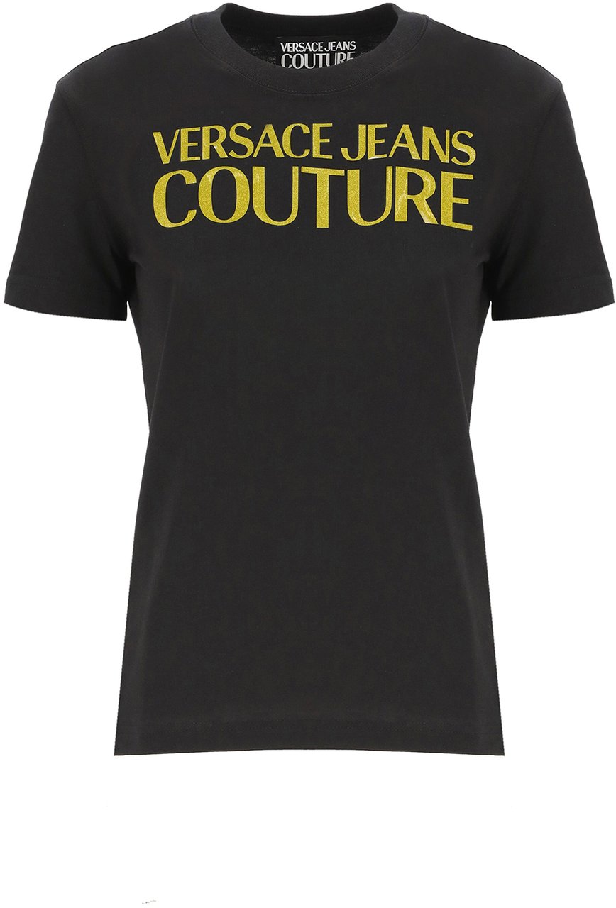 Versace Jeans Couture T-shirts And Polos Black Zwart