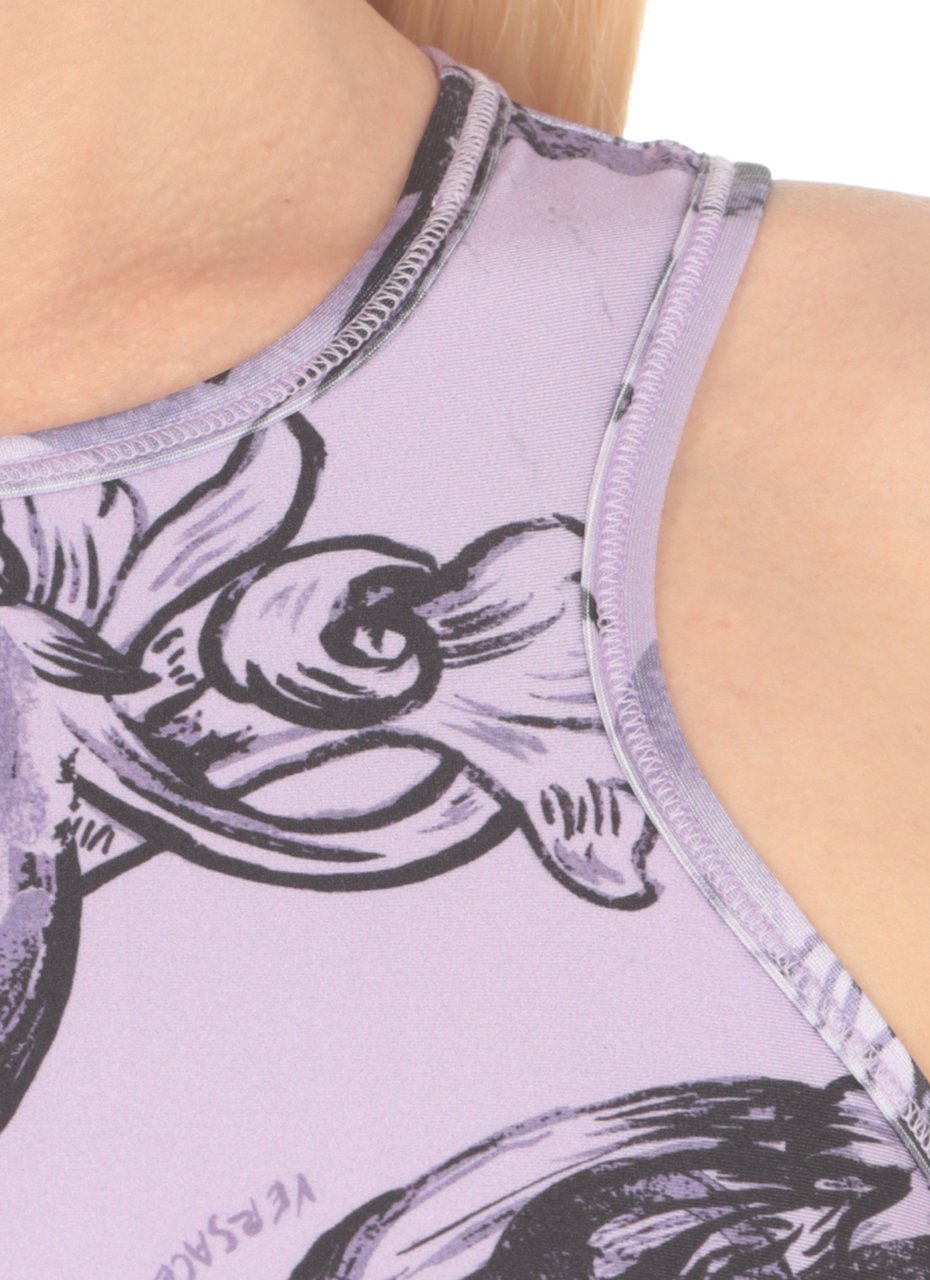 Versace Jeans Couture Top Purple Blauw