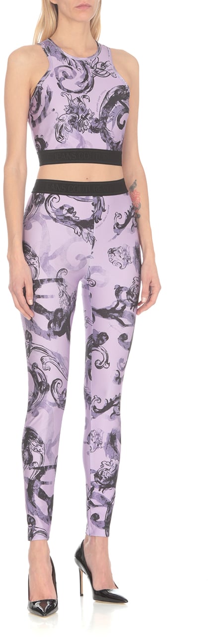 Versace Jeans Couture Top Purple Blauw