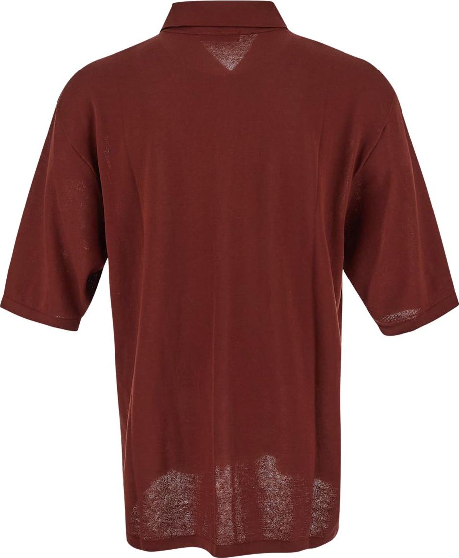 Lemaire Cotton Shirt Rood