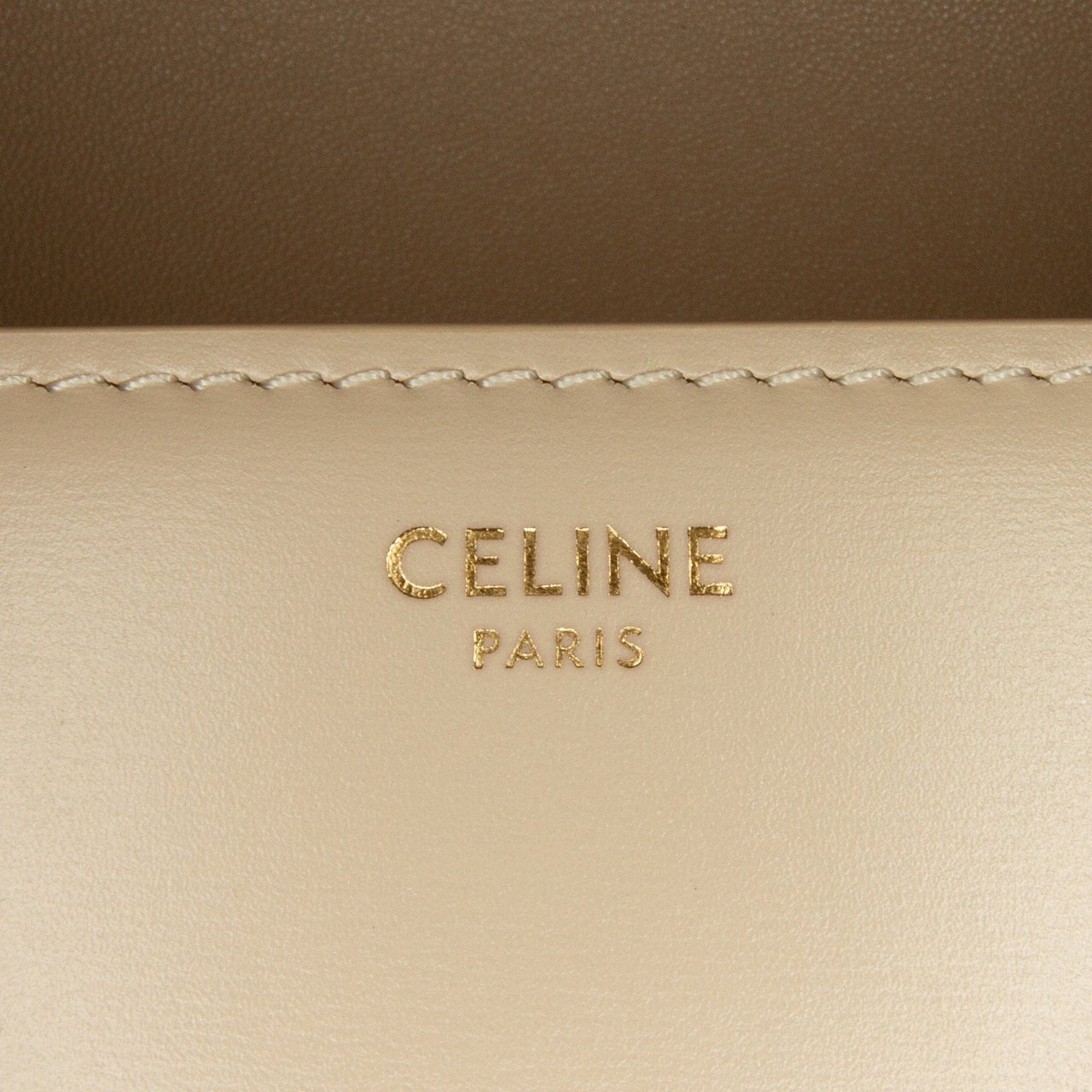 Celine Large Triomphe Crossbody Bag Bruin