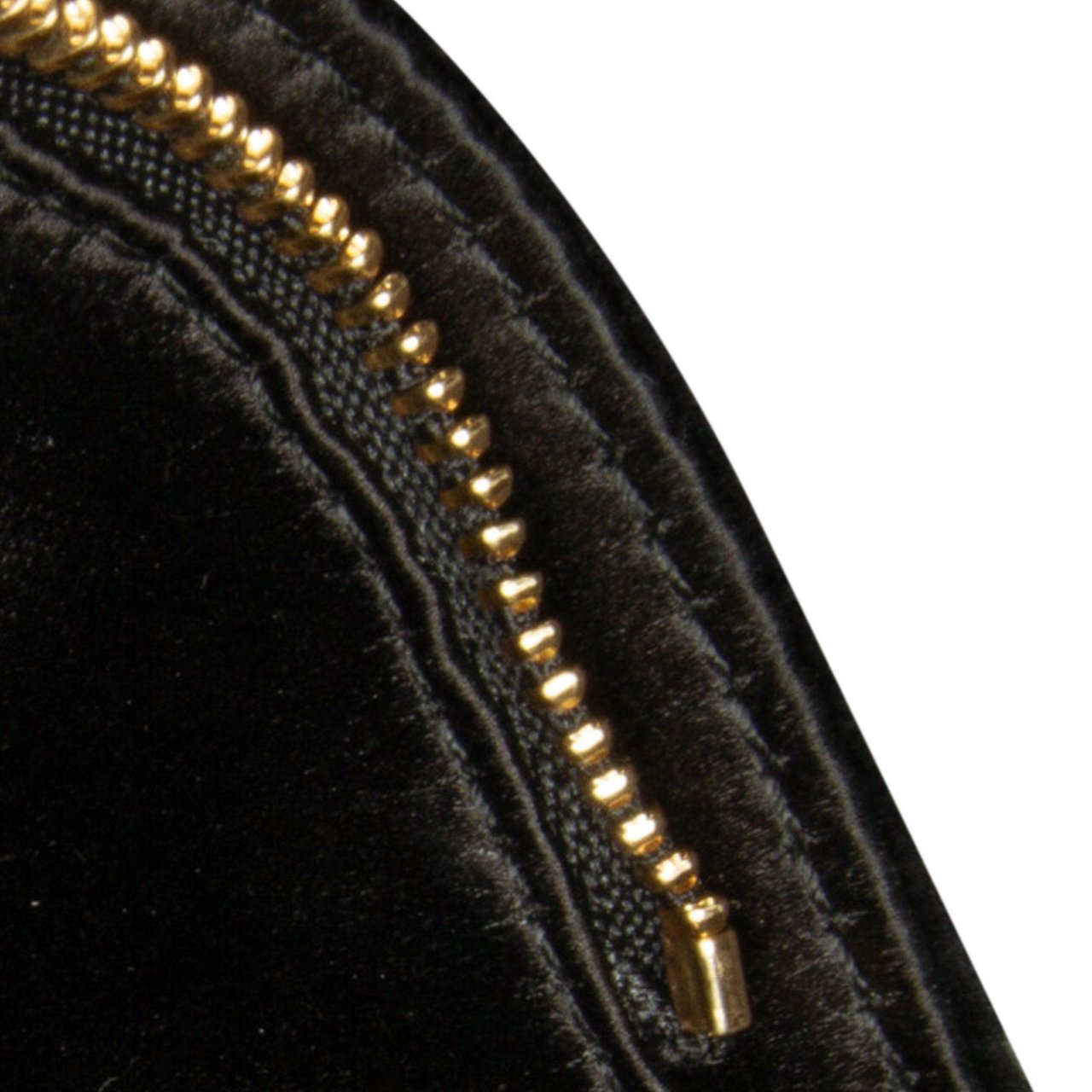 Dolce & Gabbana DG Velvet Wallet on Chain Zwart
