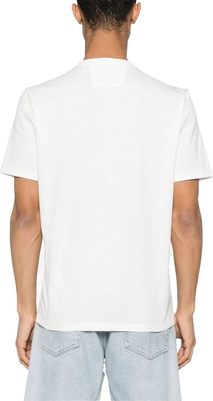 CP Company 30/1 jersey logo t-shirt white Wit