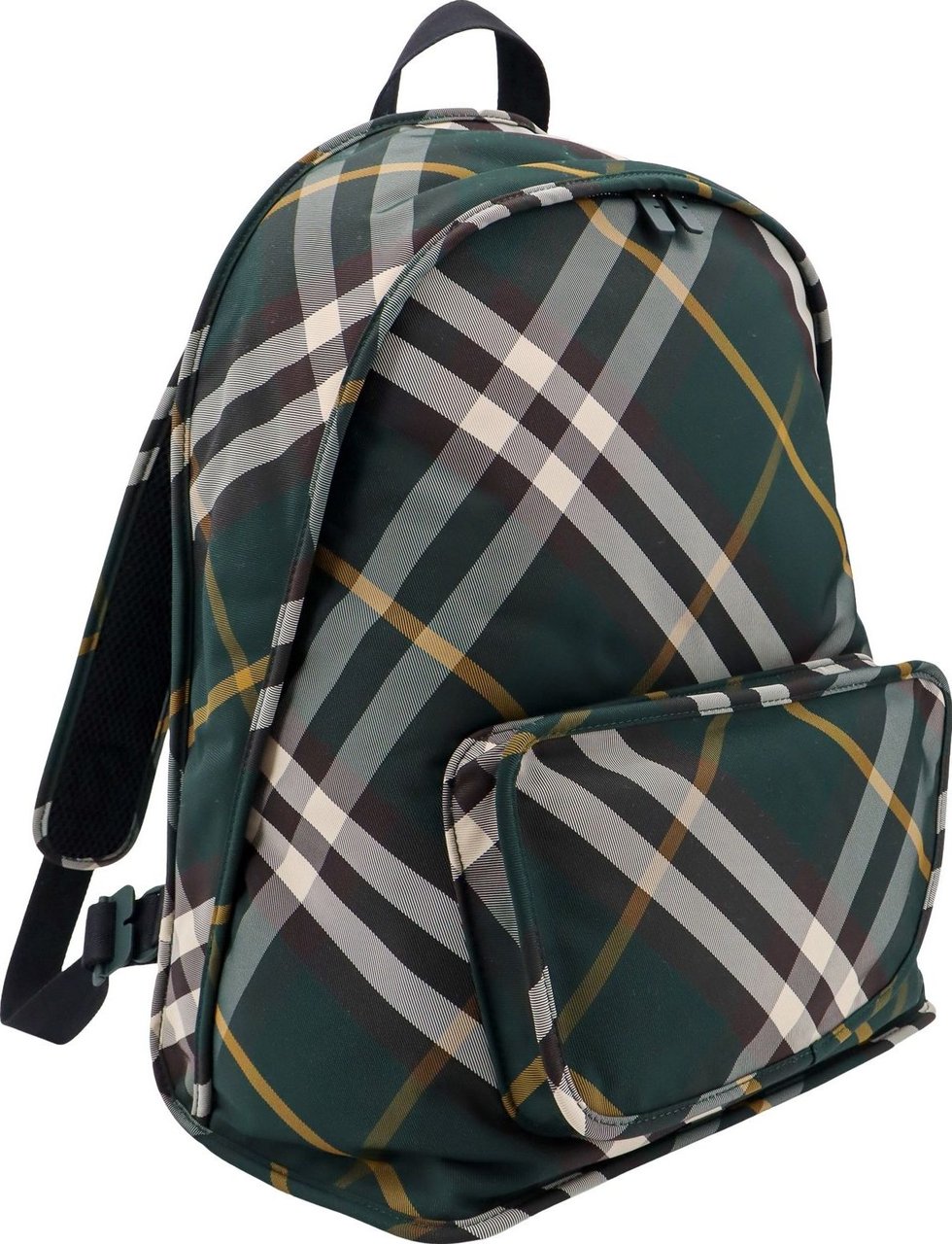 Burberry Nylon backpack with Burberry Check print Groen