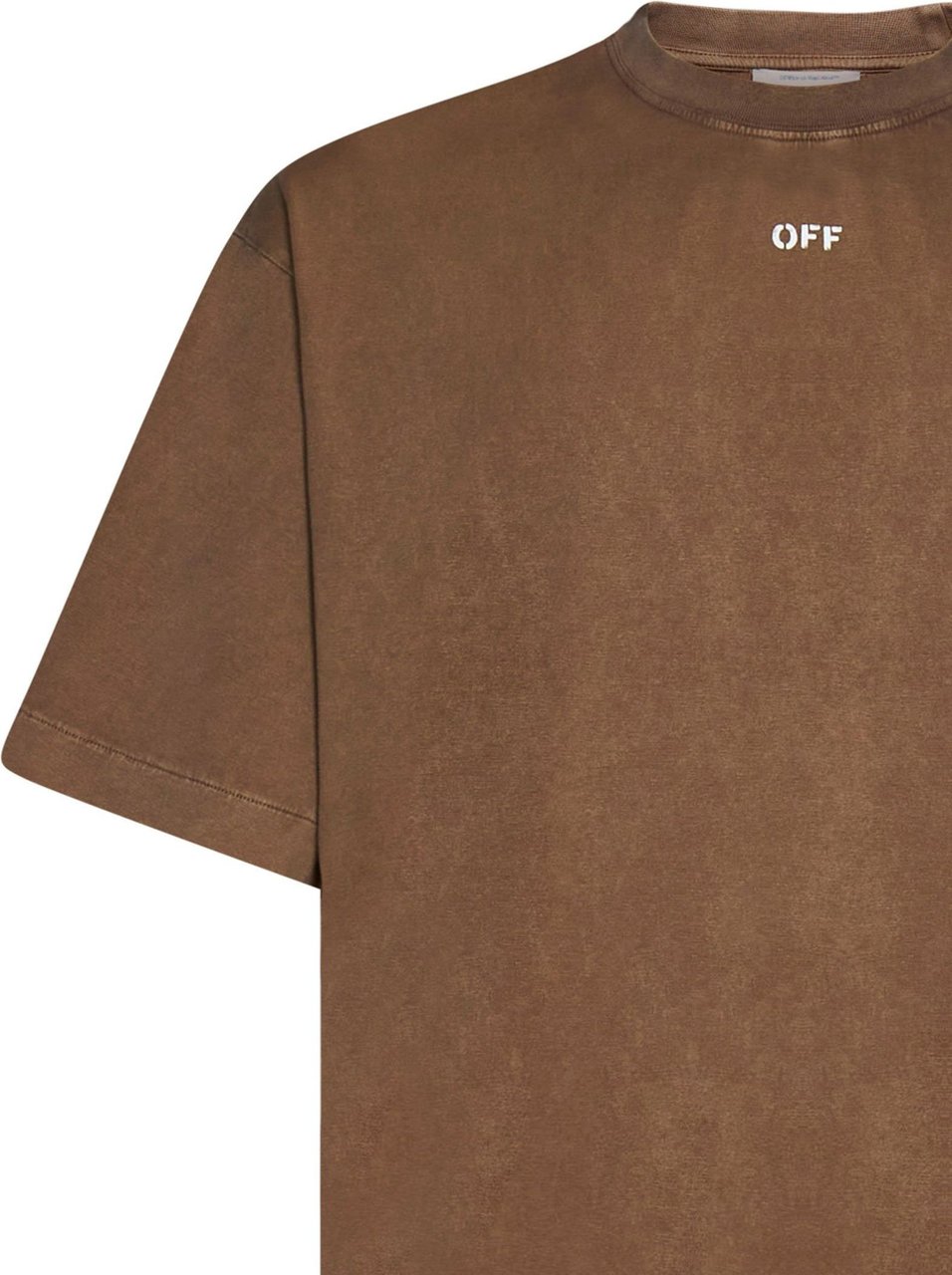OFF-WHITE Off-white T-shirts And Polos Brown Bruin