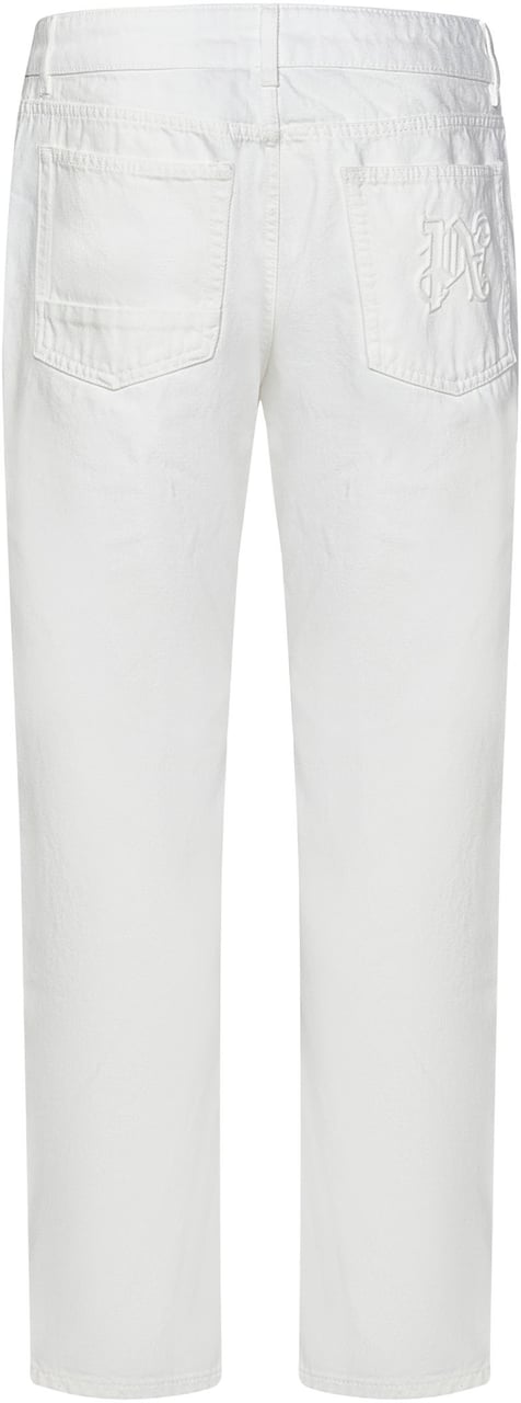 Palm Angels Jeans con Monogram PA Wit