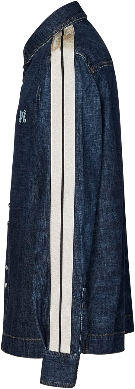 Palm Angels Palm Angels Denim shirt Blauw