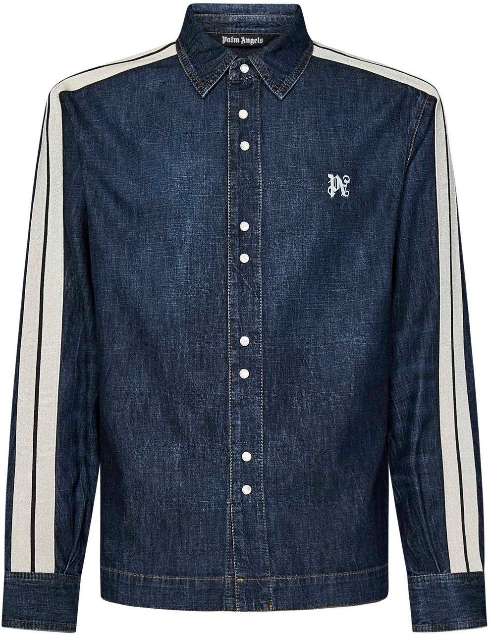 Palm Angels Palm Angels Denim shirt Blauw