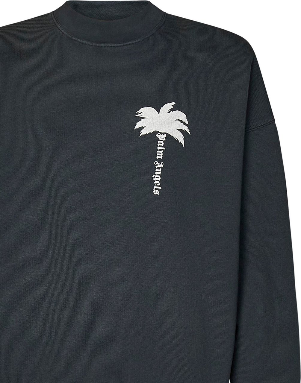 Palm Angels Logo Cotton Sweatshirt Divers